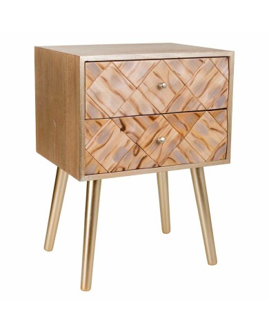 Comodino Alexandra House Living Marrone 35 x 61 x 44 cm Comodino Alexandra House Living Marrone 35 x 61 x 44 cm