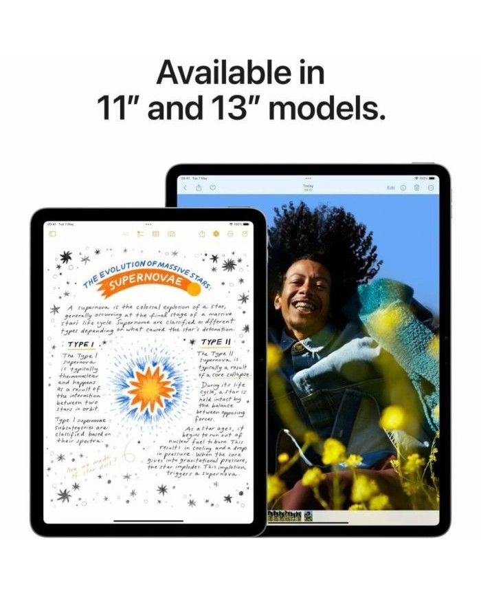 Tablet Apple iPad Air 13" M2 8 GB RAM 128 GB Grigio