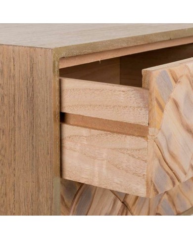 Comodino Alexandra House Living Marrone 35 x 61 x 44 cm