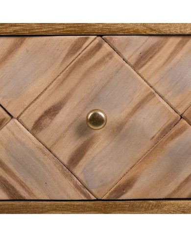 Comodino Alexandra House Living Marrone 34 x 67 x 45 cm