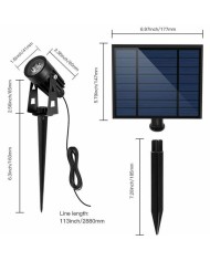 Lampada ad energia solare Lumisky Roundy Grigio