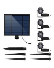 Lampada ad energia solare Lumisky Roundy Grigio