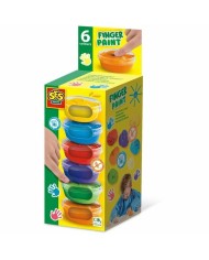 Pittura da usare con le Dita Giotto Nero 750 ml (6 Unità)