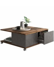 Tavolo Marzia Terracotta Acciaio 50 x 50 x 44 cm Tavolo Marzia Terracotta Acciaio 50 x 50 x 44 cm