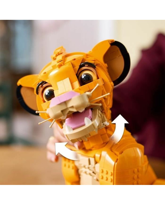 Set di Costruzioni Lego Disney Classic 43247 Simba, the Young Lion King Multicolore 1445 Pezzi