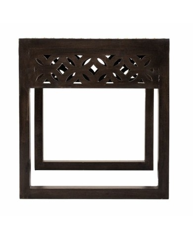 Tavolo aggiuntivo Alexandra House Living Grigio Dorato 40 x 43 x 35 cm Tavolo aggiuntivo Alexandra House Living Grigio Dorato 40 x 43 x 35 cm