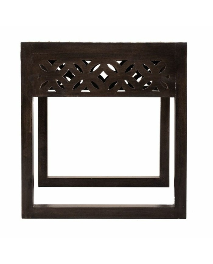 Tavolo aggiuntivo Alexandra House Living Grigio Dorato 40 x 43 x 35 cm Tavolo aggiuntivo Alexandra House Living Grigio Dorato 40 x 43 x 35 cm