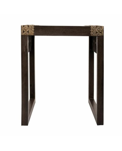 Tavolo aggiuntivo Alexandra House Living Grigio Dorato 40 x 43 x 35 cm