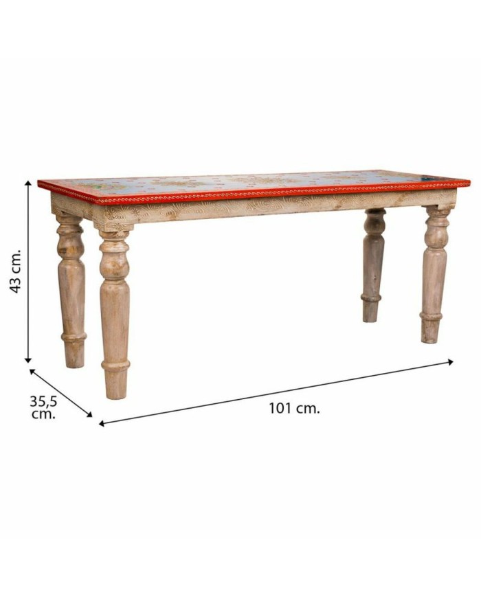 Panca Alexandra House Living Legno di mango Legno MDF 35 x 43 x 101 cm