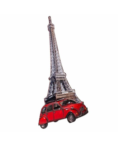 Placca da Parete Alexandra House Living Ferro Torre Eiffel 80 x 1 x 43 cm Placca da Parete Alexandra House Living Ferro Torre Eiffel 80 x 1 x 43 cm