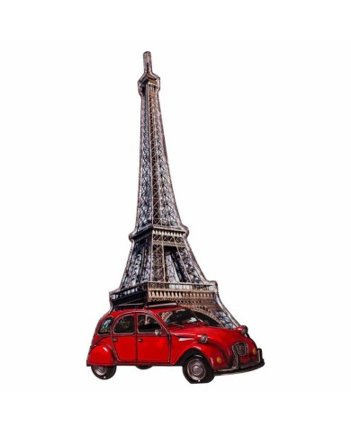 Placca da Parete Alexandra House Living Ferro Torre Eiffel 80 x 1 x 43 cm