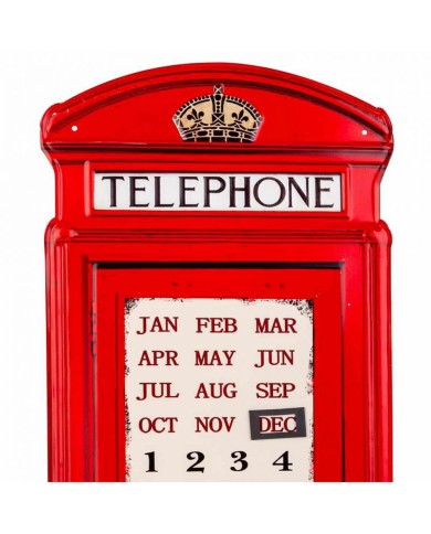 Placca da Parete Alexandra House Living Telephone Ferro