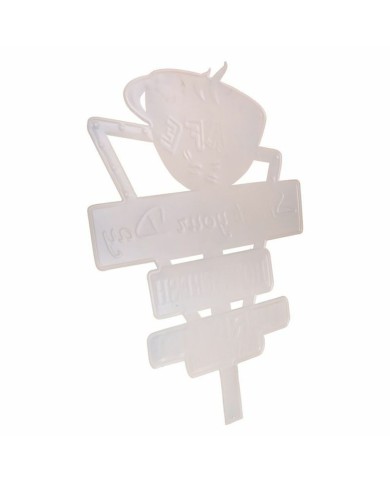 Placca da Parete Alexandra House Living Ferro Segnali 50 x 1 x 58 cm