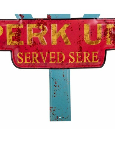 Placca da Parete Alexandra House Living Ferro Segnali 50 x 1 x 58 cm