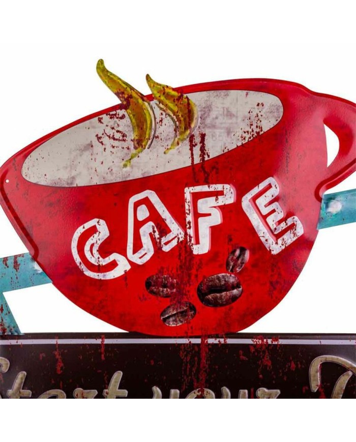 Placca da Parete Alexandra House Living Ferro Segnali 50 x 1 x 58 cm