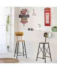 Placca da Parete Alexandra House Living Ferro Segnali 50 x 1 x 58 cm