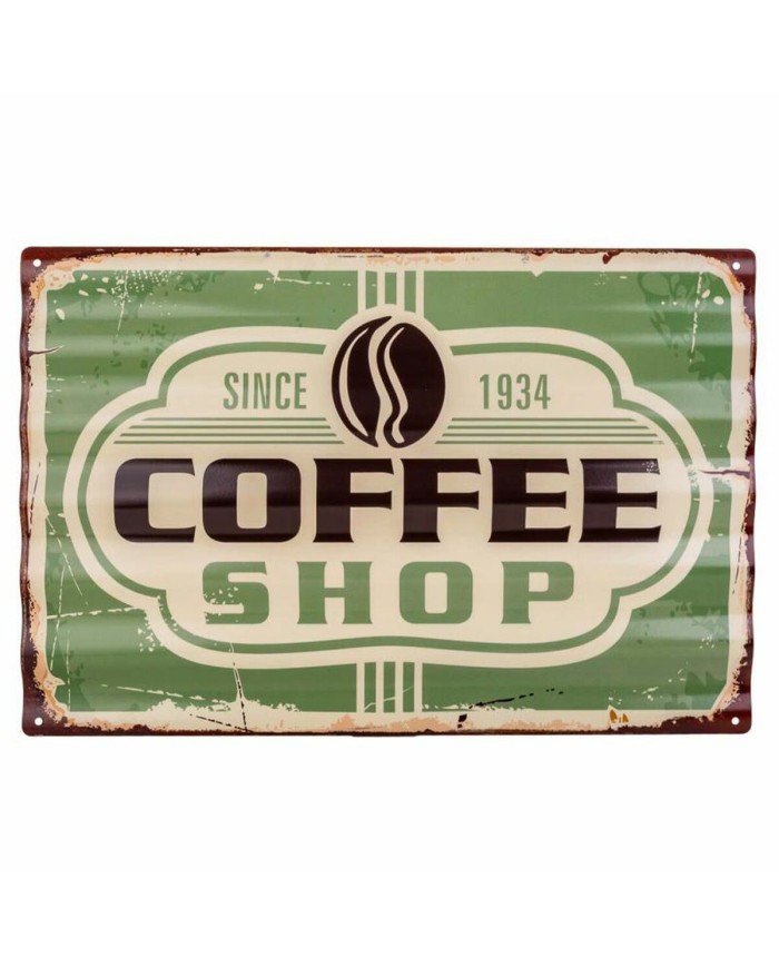 Placca da Parete Alexandra House Living Coffee Shop Ferro 59 x 1 x 40 cm Placca da Parete Alexandra House Living Coffee Shop Ferro 59 x 1 x 40 cm