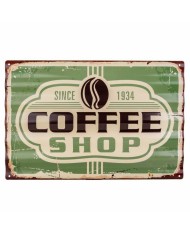 Placca da Parete Alexandra House Living Coffee Shop Ferro 59 x 1 x 40 cm Placca da Parete Alexandra House Living Coffee Shop Ferro 59 x 1 x 40 cm