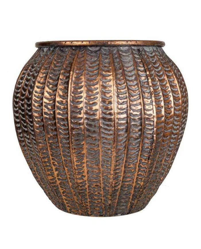 Vaso Alexandra House Living Dorato Ferro 35 x 32 x 35 cm