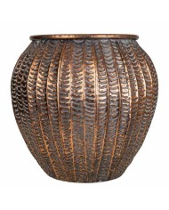 Vaso Alexandra House Living Dorato Ferro 35 x 32 x 35 cm