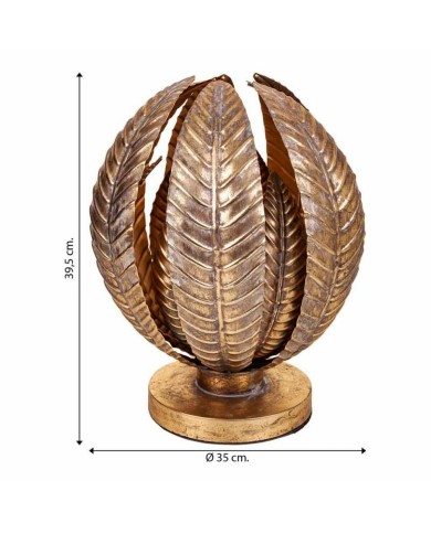 Lampada da tavolo Alexandra House Living Dorato Ferro 35 x 39 x 35 cm Lampada da tavolo Alexandra House Living Dorato Ferro 35 x 39 x 35 cm