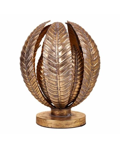 Lampada da tavolo Alexandra House Living Dorato Ferro 35 x 39 x 35 cm