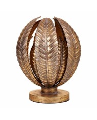 Lampada da tavolo Alexandra House Living Dorato Ferro 35 x 39 x 35 cm