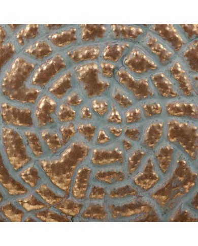 Centrotavola Alexandra House Living Dorato Ferro 55 x 5 x 55 cm