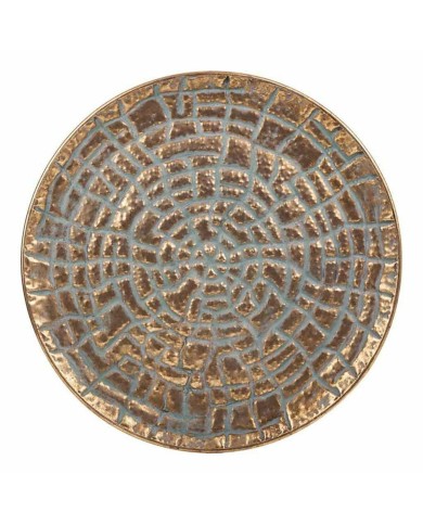 Centrotavola Alexandra House Living Dorato Ferro 55 x 5 x 55 cm