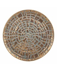 Centrotavola Alexandra House Living Dorato Ferro 55 x 5 x 55 cm