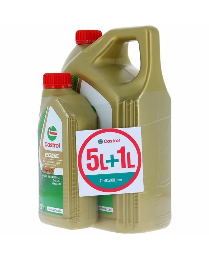 Olio per Motore Auto Castrol Edge 5W 40 6 L