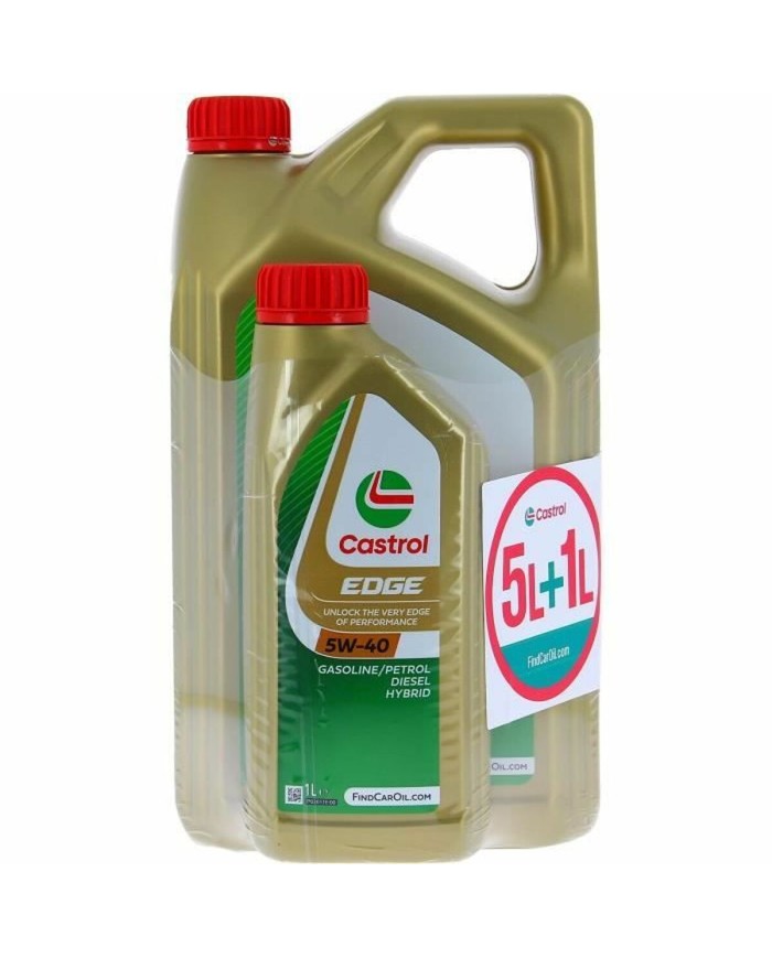 Olio per Motore Auto Castrol Edge 5W 40 6 L