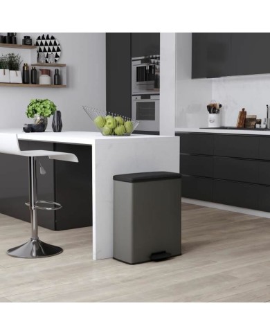 Secchio della spazzatura Curver Grigio Secchio della spazzatura Curver Grigio