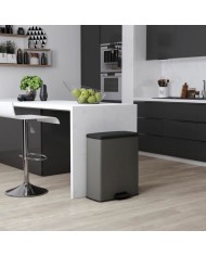 Secchio della spazzatura Curver Grigio