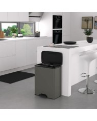 Secchio della spazzatura Curver Grigio