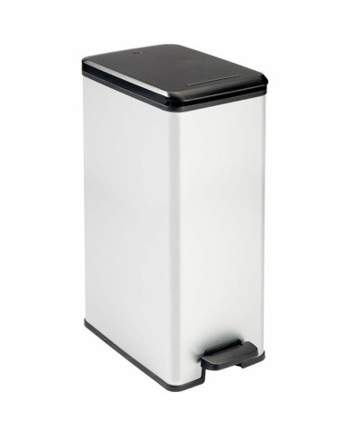 Secchio della spazzatura Curver 240640 Argentato Plastica 40 L Secchio della spazzatura Curver 240640 Argentato Plastica 40 L