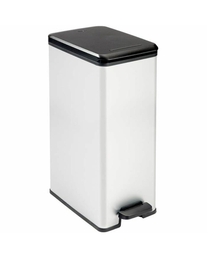 Secchio della spazzatura Curver 240640 Argentato Plastica 40 L Secchio della spazzatura Curver 240640 Argentato Plastica 40 L