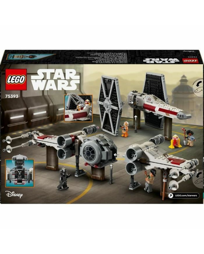 Set di Costruzioni Lego 75393 TIE Fighter and X-Wing Combiner 1063 Pezzi