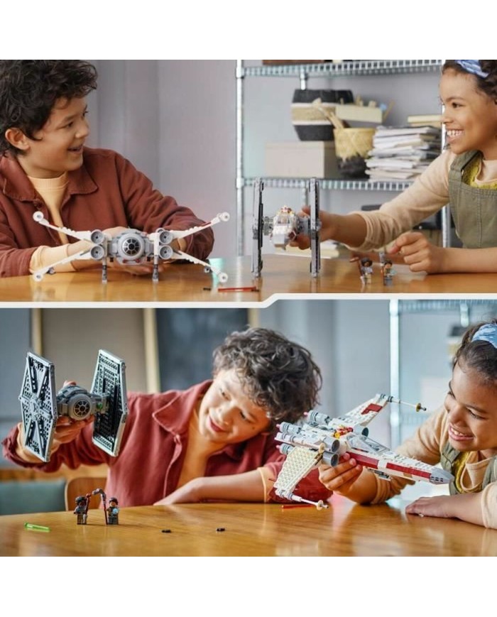 Set di Costruzioni Lego 75393 TIE Fighter and X-Wing Combiner 1063 Pezzi