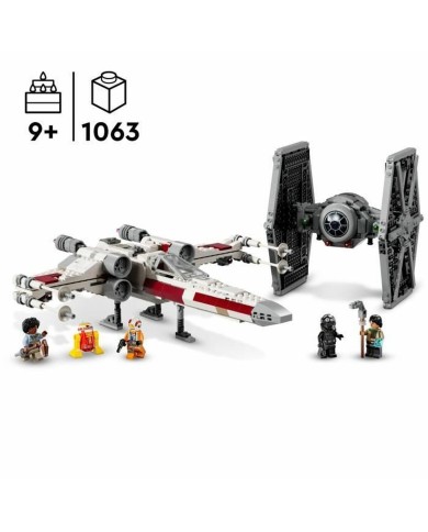 Set di Costruzioni Lego 75393 TIE Fighter and X-Wing Combiner 1063 Pezzi