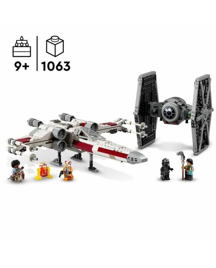 Set di Costruzioni Lego 75393 TIE Fighter and X-Wing Combiner 1063 Pezzi