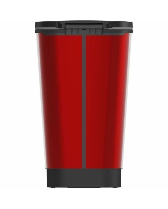 Secchio della Spazzatura a Pedale KIS Rosso polipropilene 50 L