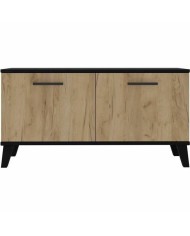 Scarpiera THEO Marrone Nero Rovere Melammina 100 x 40 x 52 cm Scarpiera THEO Marrone Nero Rovere Melammina 100 x 40 x 52 cm