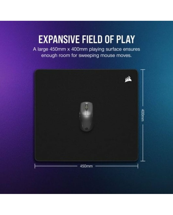Tappeto Gaming Corsair MM500 v2 Nero 45 x 40 cm Tappeto Gaming Corsair MM500 v2 Nero 45 x 40 cm