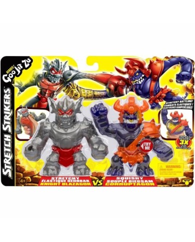 Playset Goo Jit Zu Strikers Blaz vs Corr Figura Duo 11cm Playset Goo Jit Zu Strikers Blaz vs Corr Figura Duo 11cm