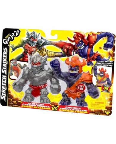 Playset Goo Jit Zu Strikers Blaz vs Corr Figura Duo 11cm Playset Goo Jit Zu Strikers Blaz vs Corr Figura Duo 11cm