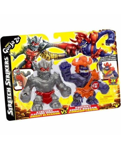 Playset Goo Jit Zu Strikers Blaz vs Corr Figura Duo 11cm Playset Goo Jit Zu Strikers Blaz vs Corr Figura Duo 11cm