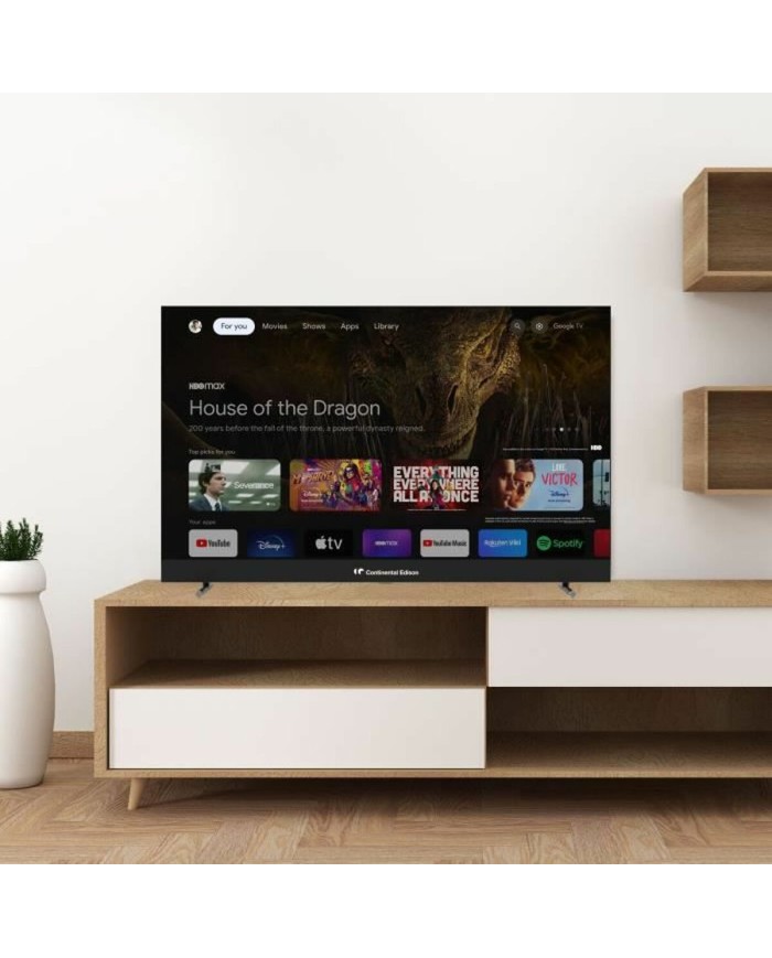 Smart TV Continental Edison CELEDGAM43QL24B6 4K Ultra HD 43" QLED Smart TV Continental Edison CELEDGAM43QL24B6 4K Ultra HD 43" QLED