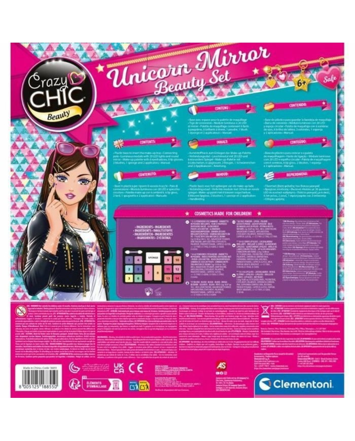 Set di Trucchi per Bambini Clementoni Unicorn