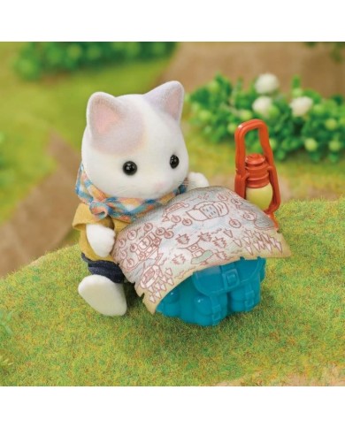Playset Sylvanian Families Son and Baby Cat Latte - Secret Forest Adventure Playset Sylvanian Families Son and Baby Cat Latte - Secret Forest Adventure